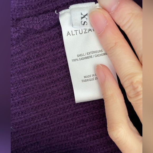 Altuzarra 100% cashmere turtleneck sweater purple - Picture 6 of 6